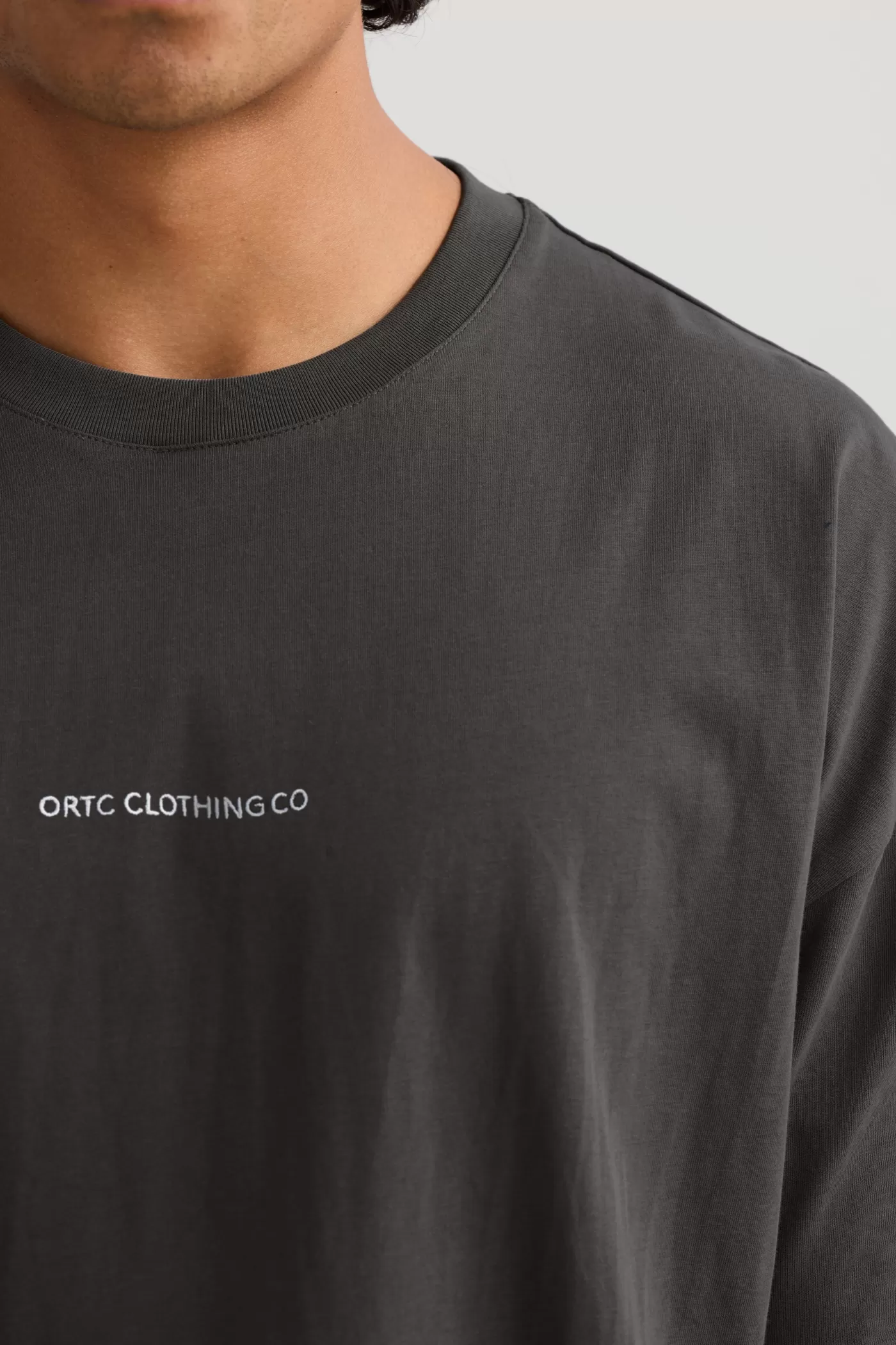 Embroidered Logo T Shirt ^ORTC Clothing Co Online