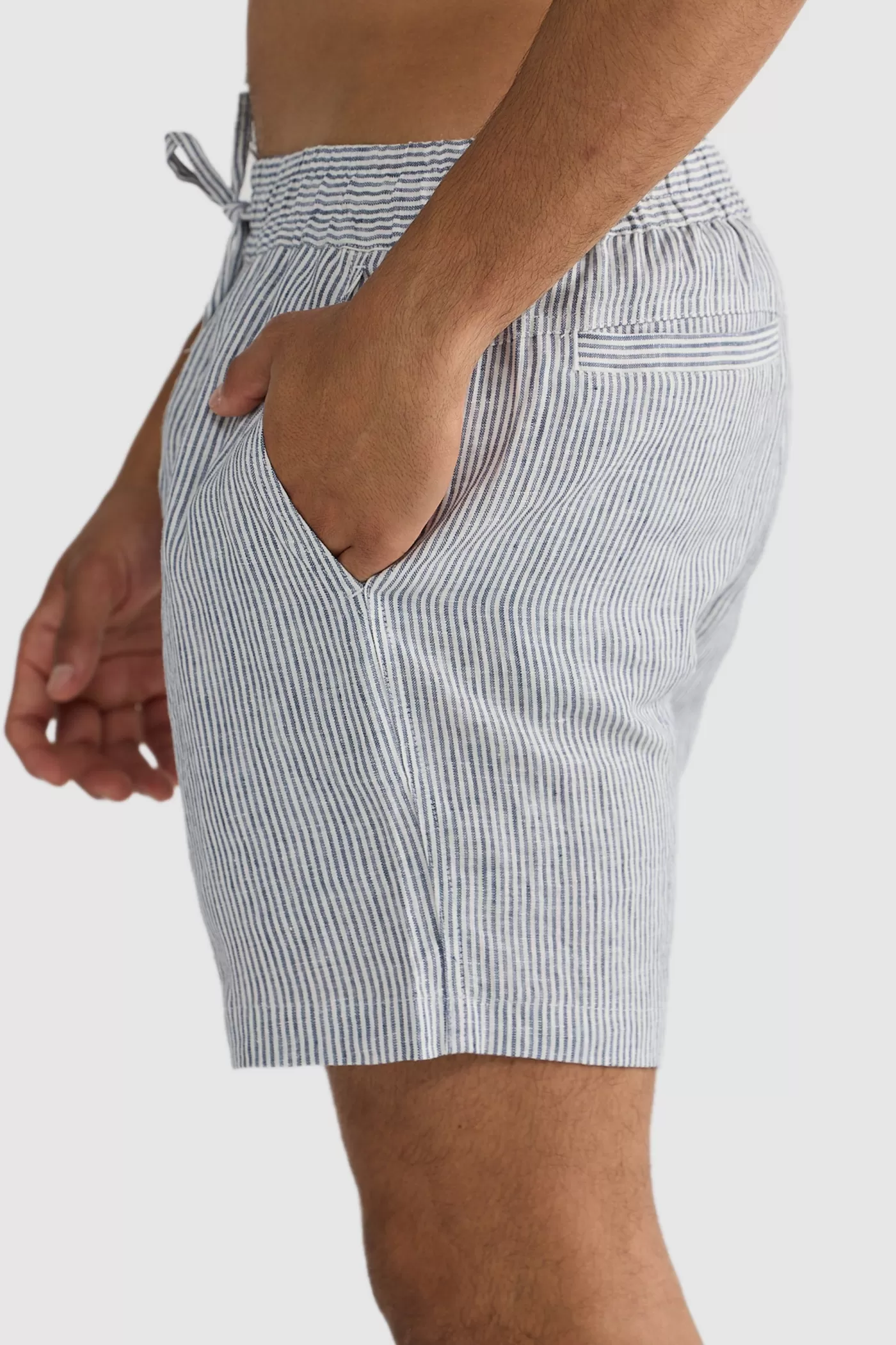 Linen Shorts Thin Stripe ^ORTC Clothing Co Best