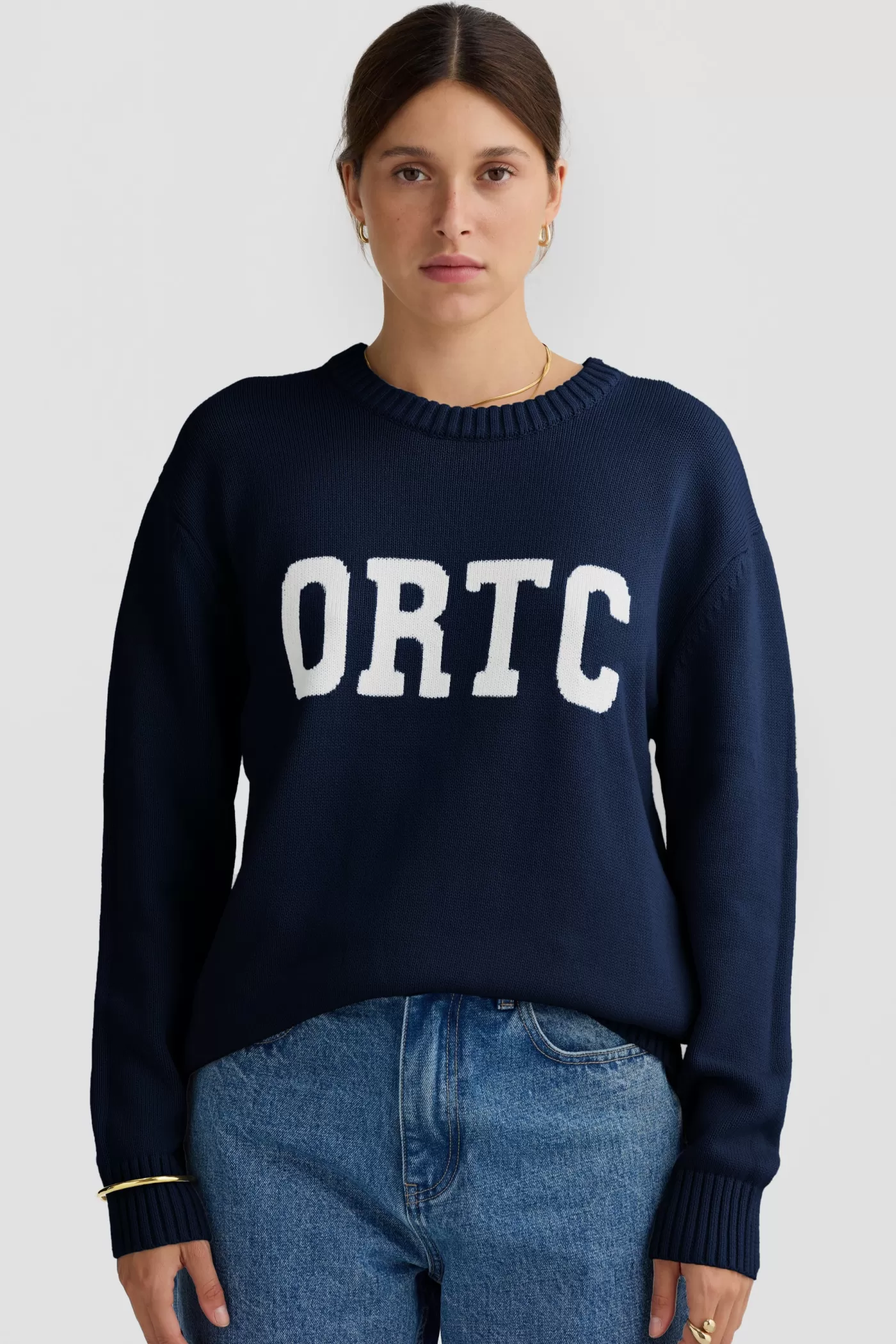 Original Logo Knit Crew ^ORTC Clothing Co Cheap