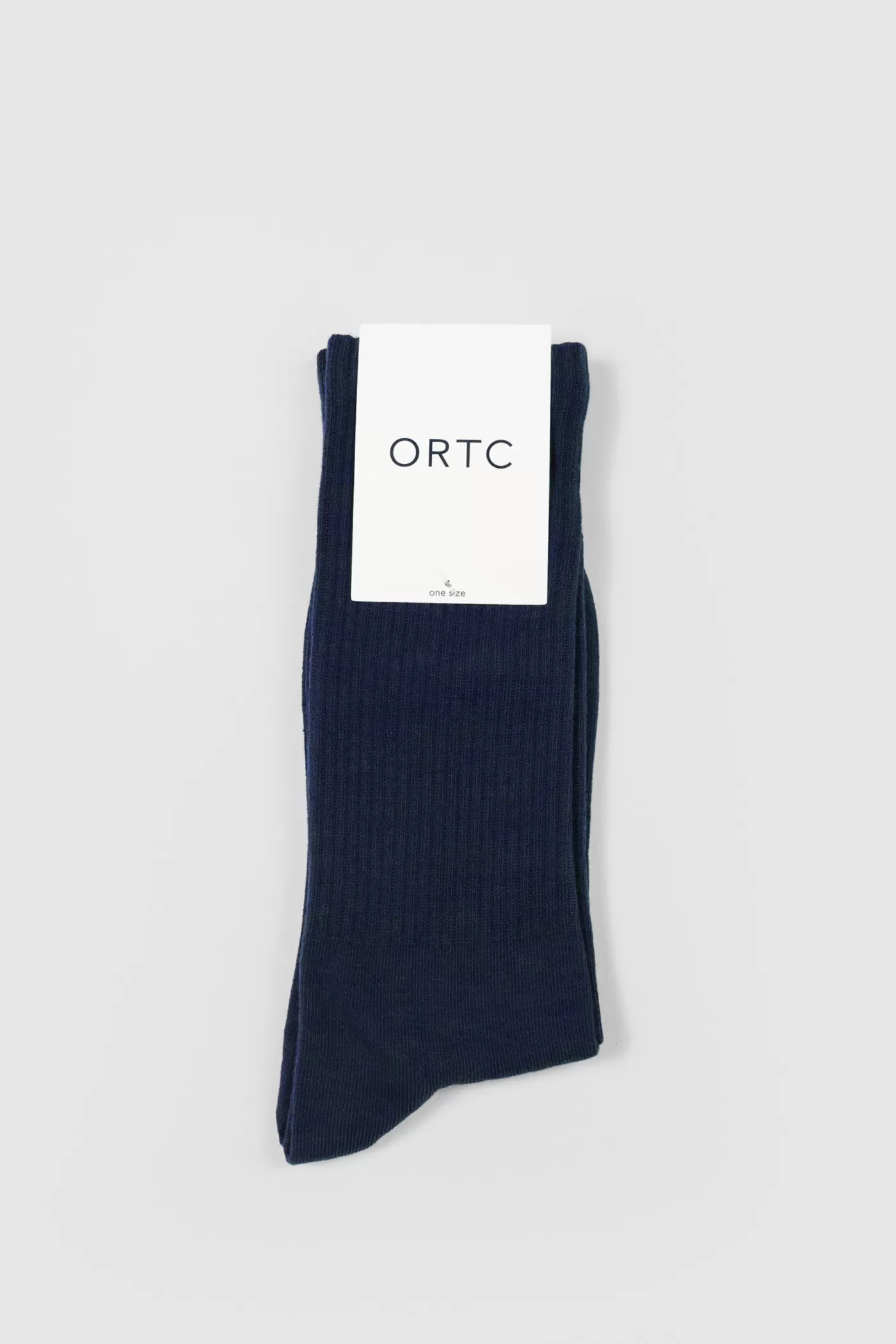 Ribbed Sock Navy^ORTC Clothing Co Shop