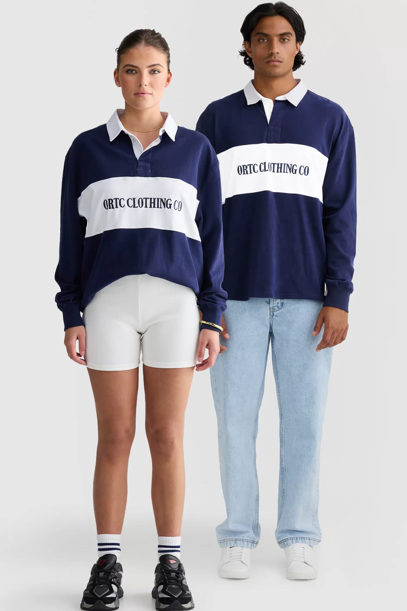 Unisex Classic Logo Rugby Jumper Navy^ORTC Clothing Co Online