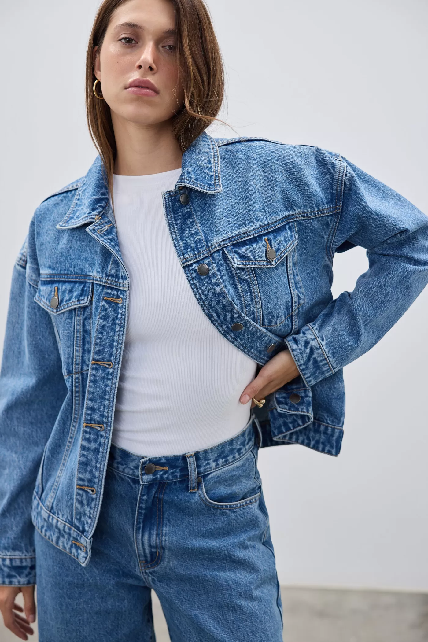 Willow Boxy Denim Jacket ^ORTC Clothing Co Shop